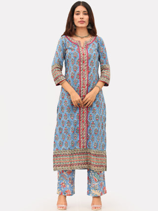 Megha Bahaar Set Of Kurta Pant Kota Dupatta