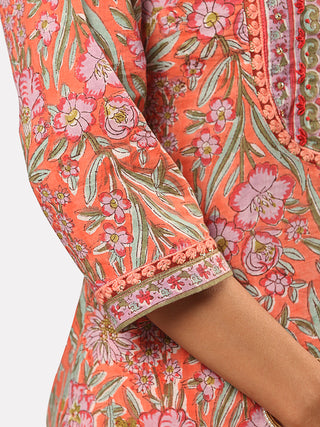 Gulal Faghir Set Of Kurta Salwar Pants Dupatta