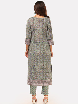 Harit Prerna Set Of Kurta Pant Dupatta