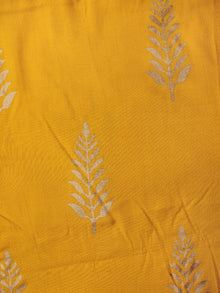 Yellow Gold Hand Block Printed Cotton Fabric Per Meter - F001F2000