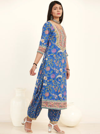 Jashn Fitrat Set Of Kurta Salwar Pants Dupatta