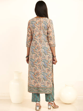 Jashn Muskan Set Of Kurta Pants Kota Doria Dupatta