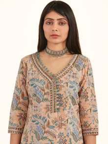Jashn Muskan Set Of Kurta Pants Kota Doria Dupatta