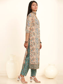 Jashn Muskan Set Of Kurta Pants Kota Doria Dupatta