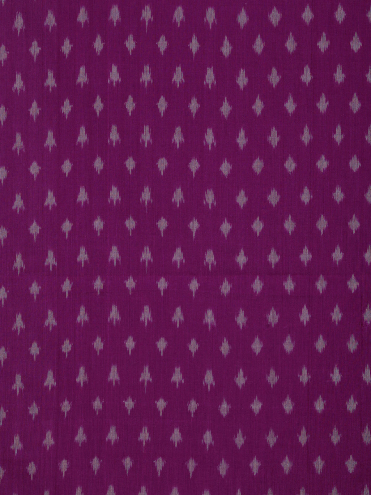 Purple Grey Pochampally Hand Weaved Ikat Mercerised Cotton Fabric Per Meter - F002F1745