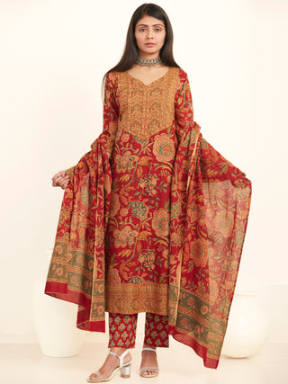Jashn Mannat Set Of Kurta Pants Dupatta