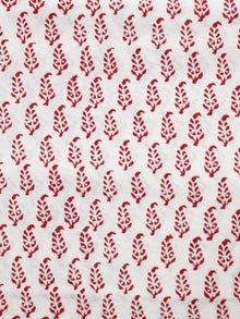 Beige Maroon Bagh Printed Cotton Fabric Per Meter - F005F1703