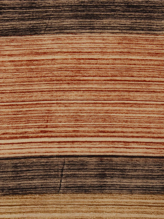 Beige Maroon Black Brown Hand Painted Cotton Fabric Per Meter - F001F781
