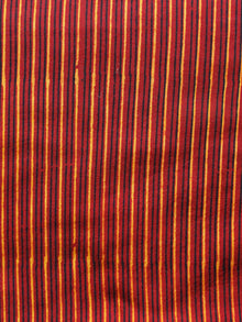 Red Yellow Black Ajrakh Hand Block Printed Cotton Blouse Fabric - BPA0119