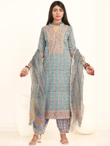 Jashn Khawab Set Of Kurta Salwar Pants Kota Dupatta