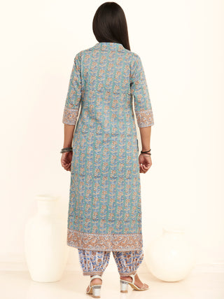 Jashn Khawab Set Of Kurta Salwar Pants Kota Dupatta