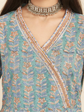 Jashn Rasam Set Of Angrakha Kurta Pants Dupatta