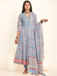 Jashn Yasmine Set Of Angrakha Kurta Pants Dupatta
