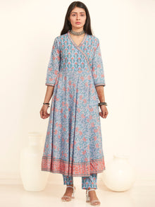 Jashn Yasmine Set Of Angrakha Kurta Pants Dupatta