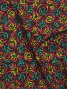 Multi Color Hand Block Printed Cotton Fabric Per Meter - F001F786