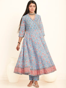 Jashn Yasmine Set Of Angrakha Kurta Pants Dupatta