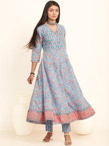 Jashn Yasmine Set Of Angrakha Kurta Pants Dupatta