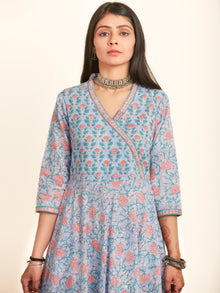Jashn Yasmine Set Of Angrakha Kurta Pants Dupatta