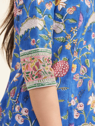 Jashn Rohini Set Of Angrakha Kurta Pants Dupatta