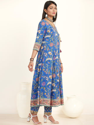 Jashn Rohini Set Of Angrakha Kurta Pants Dupatta