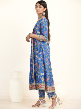 Jashn Rohini Set Of Angrakha Kurta Pants Dupatta