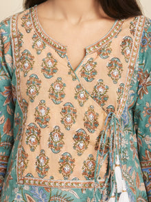 Jashn Suhana Set Of Kurta Pants Kota Doria Dupatta