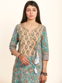 Jashn Suhana Set Of Kurta Pants Kota Doria Dupatta