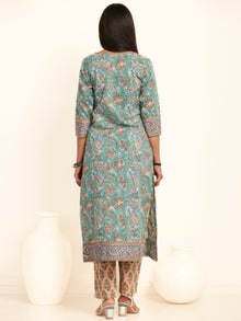 Jashn Suhana Set Of Kurta Pants Kota Doria Dupatta