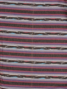 Pink Ivory Multi Color Pochampally Hand Weaved Ikat Fabric Per Meter - F0916733