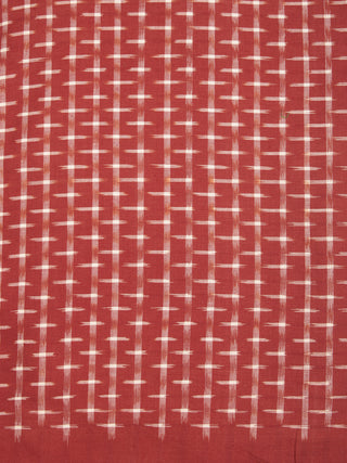 Rustic Ivory Pochampally Hand Weaved Double Ikat Fabric Per Meter - F003F2417