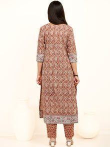 Jashn Neha Set Of Kurta Pants Kota Doria Dupatta