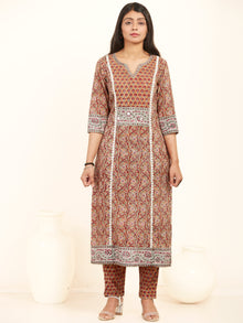 Jashn Neha Set Of Kurta Pants Kota Doria Dupatta