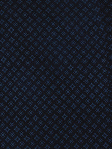Indigo Blue Block Printed Cotton Fabric Per Meter - F0916698