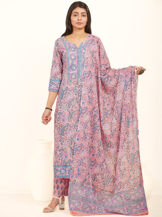 Jashn Anika Set Of Kurta Pants Dupatta