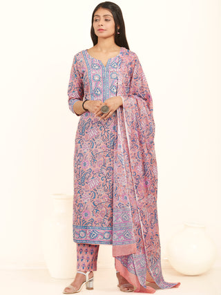 Jashn Anika Set Of Kurta Pants Dupatta