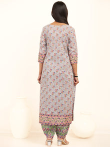 Jashn Lekha Set Of Kurta Salwar Pants Dupatta
