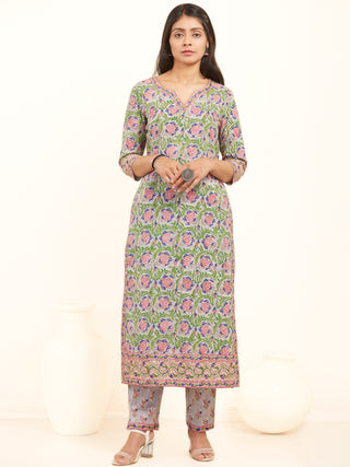 Jashn Aahana Set Of Kurta Pants Dupatta