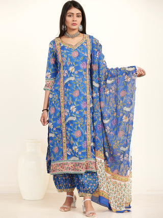 Jashn Ada Set Of Kurta Salwar Pants Dupatta