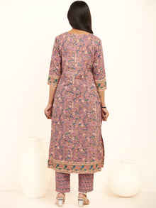 Jashn Vrishti Set Of Kurta Pants Kota Dupatta