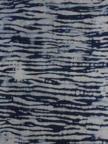 Indigo Hand Block Printed Cotton Cambric Fabric Per Meter - F0916152