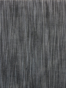 Shaded Grey Pochampally Hand Weaved Ikat Fabric Per Meter - F003F1245