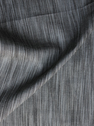 Shaded Grey Pochampally Hand Weaved Ikat Fabric Per Meter - F003F1245