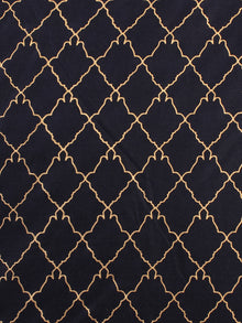 Blue Gold Printed Cotton Fabric Per Meter - F001F2199