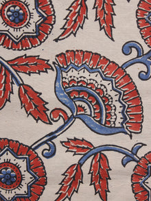 Baby Pink Red Black Blue Ajrakh Hand Block Printed Cotton Blouse Fabric - BPA067