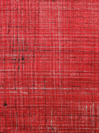 Beige Red Black Ajrakh Printed Cotton Fabric Per Meter - F003F1509