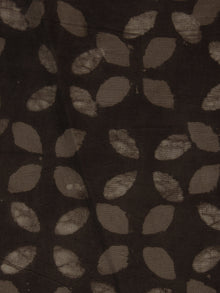 Brown Beige Hand Block Printed Cotton  Cambric Fabric Per Meter - F0916073