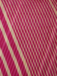 Pink Beige Block Printed Cotton Cambric Fabric Per Meter - F0916190