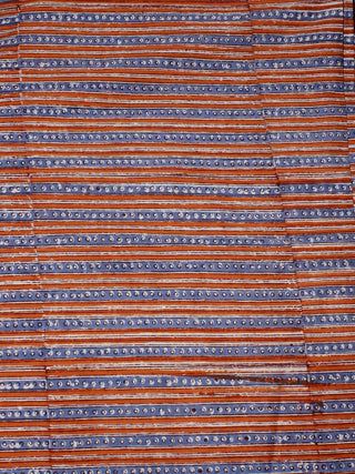 Multi Color Hand Block Printed Cotton Cambric Fabric Per Meter - F0916361
