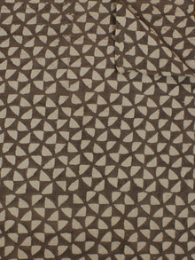 Beige Hand Block Printed Cotton Cambric Fabric Per Meter - F0916382