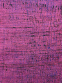 Purple Pink Black Ajrakh Printed Cotton Fabric Per Meter - F003F1512